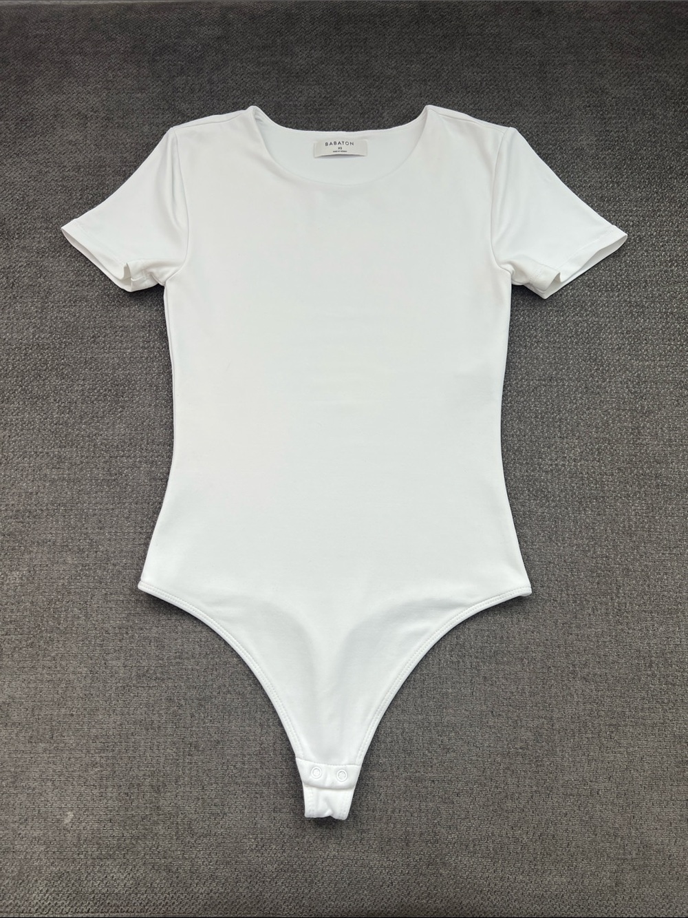 Babaton White Short-Sleeve Kids One-Piece Bodysuit